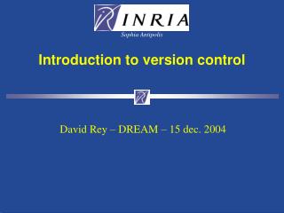 Introduction to version control