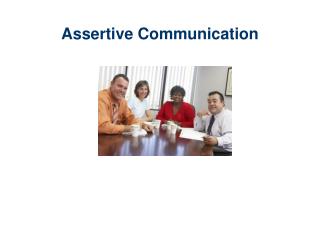 Assertive Communication