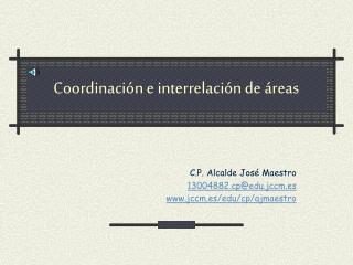 Coordinación e interrelación de áreas