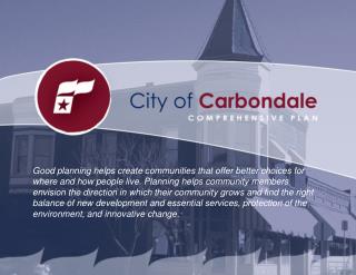 Carbondale’s Future – Comprehensive Plan
