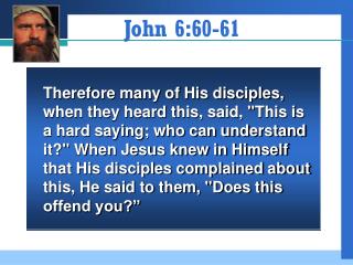 John 6:60-61