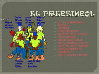 EL PREBEISBOL