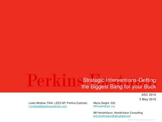 Strategic Interventions-Getting the Biggest Bang for your Buck