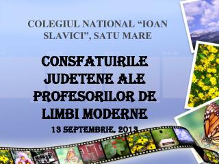 COLEGIUL NATIONAL “IOAN SLAVICI”, SATU MARE