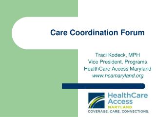 Care Coordination Forum