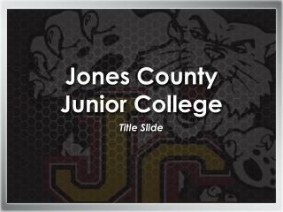 Jones County Junior College