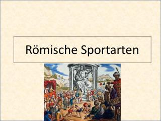 Römische Sportarten