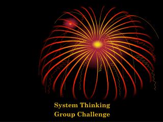 System Thinking Group Challenge