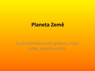 Planeta Země