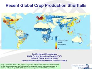 Recent Global Crop Production Shortfalls