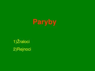 Paryby