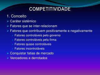 COMPETITIVIDADE