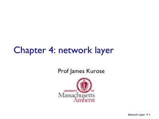 Chapter 4: network layer
