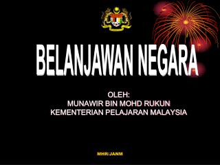 BELANJAWAN NEGARA