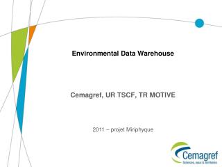 Environmental Data Warehouse