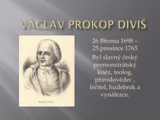 Václav Prokop Diviš