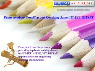 Prime Academy Pune : Top best Coaching classes