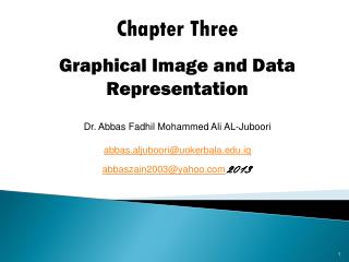 Chapter Three Graphical Image and Data Representation