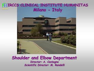 IRCCS CLINICAL INSTITUTE HUMANITAS Milano - Italy