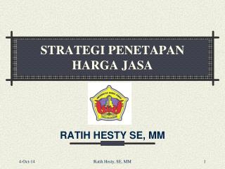 STRATEGI PENETAPAN HARGA JASA