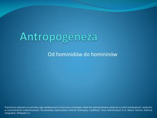 Antropogeneza