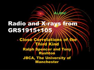 Radio and X-rays from GRS1915+105