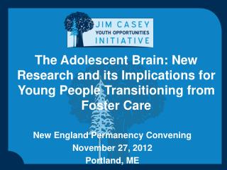 New England Permanency Convening November 27, 2012 Portland, ME