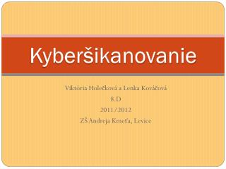 Kyberšikanovanie