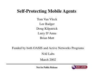 Self-Protecting Mobile Agents