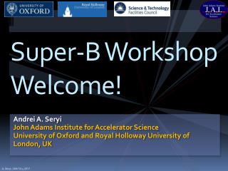 Super-B Workshop Welcome!