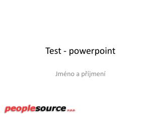 Test - powerpoint