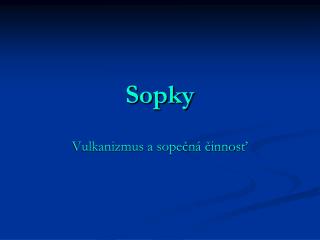 Sopky