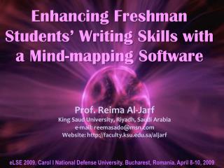 Enhancing Freshman Students’ Writing Skills with a Mind-mapping Software