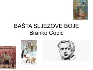 BAŠTA SLJEZOVE BOJE Branko Ćopić