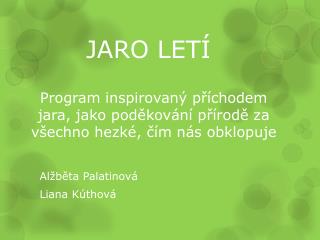 JARO LETÍ