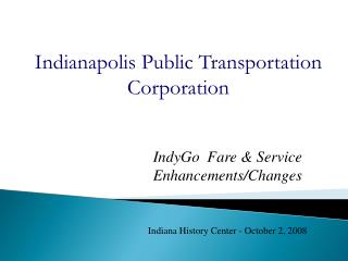 Indianapolis Public Transportation Corporation
