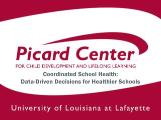 Coordinated School Health: Data-Driven Decisions for Healthier Schools