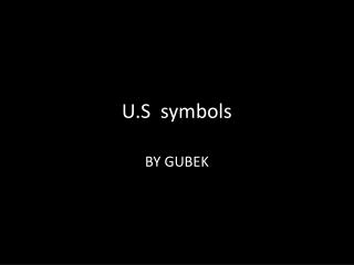 U.S symbols