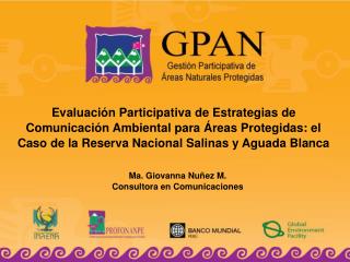 Ma. Giovanna Nuñez M. Consultora en Comunicaciones
