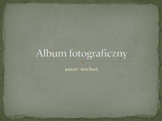 Album fotograficzny