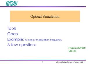 Optical Simulation