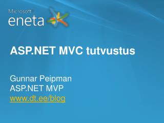 ASP.NET MVC tutvustus
