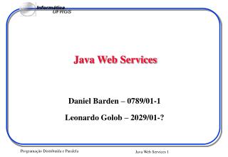 Java Web Services