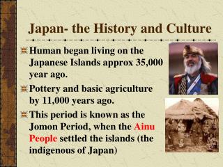 Japan- the History and Culture