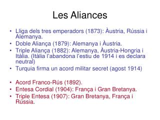 Les Aliances