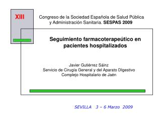 Seguimiento farmacoterapeútico en pacientes hospitalizados