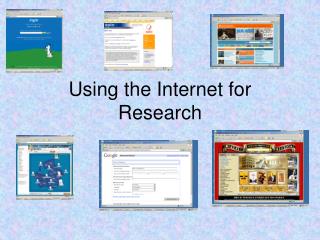 Using the Internet for Research
