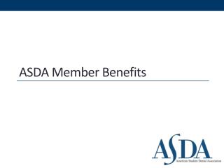 ASDA Member Benefits