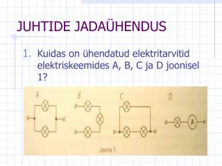 JUHTIDE JADAÜHENDUS