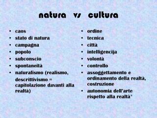 natura vs cultura